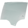 Rear, Driver Side Door Glass, Green Tint, Sedan, Replaces NAGS Number FD24237GTN