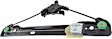 Rear, Driver Side Window Regulator, Power, Without Panel