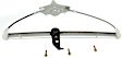 Rear, Driver Side Power Window Regulator, Without Motor