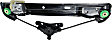 Rear, Passenger Side Window Regulator, Power, Without Panel