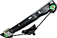 Rear, Passenger Side Window Regulator, Power, Without Panel