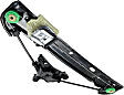 Rear, Passenger Side Window Regulator, Power, Without Panel