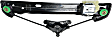 Rear, Driver Side Window Regulator, Power, Without Panel