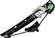 Rear, Driver Side Window Regulator, Power, Without Panel