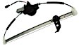 Rear, Passenger Side Power Window Regulator, With Motor