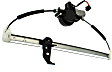 Rear, Driver Side Power Window Regulator, With Motor