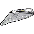 Rear, Passenger Side Power Window Regulator, Without Motor