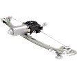 Rear, Passenger Side Power Window Regulator, With Motor