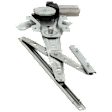 Rear, Passenger Side Power Window Regulator, With Motor