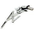 Rear, Passenger Side Power Window Regulator, With Motor