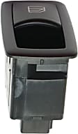 Front, Passenger Side or Rear, Driver or Passenger Side Window Switch Black 1 Button