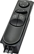 Front, Driver Side Window Switch, Black