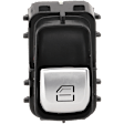 Rear, Driver or Passenger Side Window Switch, Black