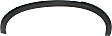 Rear, Passenger Side Fender Trim, Primed
