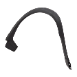Rear, Driver Side Fender Trim, Textured Black