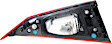 Passenger Side, Inner Tail Light, with Bulb, Halogen, Clear and Red Lens
