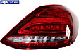 Passenger Side Tail Light, with Bulb, Halogen, Clear and Red Lens, CAPA CERTIFIED