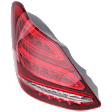 Driver Side Tail Light, with Bulb, Halogen, Clear and Red Lens, CAPA CERTIFIED