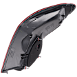 Driver Side Tail Light, with Bulb, Halogen, Clear and Red Lens, CAPA CERTIFIED