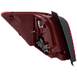 Passenger Side Tail Light, with Bulb, LED, Red Lens