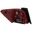 Passenger Side Tail Light, with Bulb, LED, Red Lens