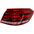 Passenger Side, Outer LED Tail Light, With bulb(s), Red Lens
