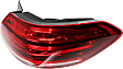 2015 Mercedes Benz E350 Base - Passenger Side, Outer Halogen Tail Light, With bulb(s), Sedan, Mounts on Quarter Panel, OE Replacement, CAPA Certified