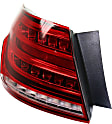 Driver Side, Outer LED Tail Light, With bulb(s), Red Lens