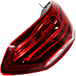 Driver Side, Outer LED Tail Light, With bulb(s), Red Lens, CAPA Certified