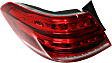 Driver Side, Outer LED Tail Light, With bulb(s), Red Lens, CAPA Certified