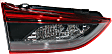 Driver Side, Inner Tail Light, with Bulb, LED, Red Lens