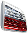 Driver Side, Inner Tail Light, with Bulb, Halogen, Red Lens