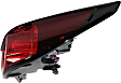 2019 Mazda CX-5 Signature - Passenger Side, Outer Halogen Tail Light, With bulb(s), Mounts on Body, For Models Without Signature Light, OE Replacement