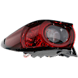 2019 Mazda CX-5 - Driver Side, Outer Halogen Tail Light, With bulb(s), Mounts on Body, For Models Without Signature Light, OE Replacement