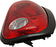 Passenger Side Tail Light, without Bulb, Halogen, Clear and Red Lens, 4 Cyl., 1.6L Engine
