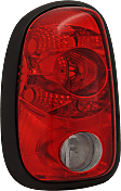 Driver Side Tail Light, without Bulb, Halogen, Clear and Red Lens, 4 Cyl., 1.6L Engine