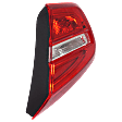 Passenger Side, Inner Tail Light, with Bulb, LED, Clear and Red Lens, 4 Cyl., 2.0L Engine