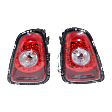 2007-2010 Mini Cooper - Driver and Passenger Side Tail Light, with Bulbs, Halogen/LED, Clear Lens