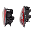 2007-2010 Mini Cooper - Driver and Passenger Side Tail Light, with Bulbs, Halogen/LED, Clear Lens