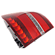 Driver Side, Outer Tail Light, with Bulb, LED, Clear and Red Lens
