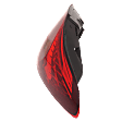 Passenger Side Tail Light, with Bulb, LED, Clear and Red Lens