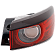Passenger Side, Outer Tail Light, with bulb, LED, Mounts On Body, CAPA Certified