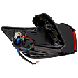 Passenger Side, Outer Tail Light, with bulb, LED, Mounts On Body, CAPA Certified