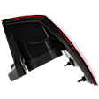 2022 Mercedes Benz Sprinter 3500 - Passenger Side Halogen Tail Light, With bulb(s),  For Models Without LED Accent Light, OE Replacement, Extended Cargo Van