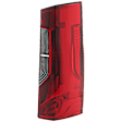 Passenger Side Tail Light, with Bulb, Halogen, Clear and Red Lens, Base Model, CAPA Certified