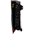 Passenger Side Tail Light, with Bulb, Halogen, Clear and Red Lens, Base Model, CAPA Certified
