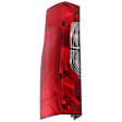 2019-2022 Mercedes Benz Sprinter 2500 - Driver Side Tail Light, with Bulb, Halogen, Clear and Red Lens, Base Model