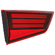 Driver Side, Inner LED Tail Light, With bulb(s), OE Replacement, CAPA Certified