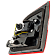 Driver Side, Inner Tail Light, with Bulb, Halogen, Mounts On Liftgate