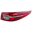 Passenger Side, Outer Tail Light, with Bulb, LED, Sedan, For Models With Signature Lighting